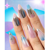 Never Have I Ever - Titanium Jelly - Press-On Nail By Jade Roland