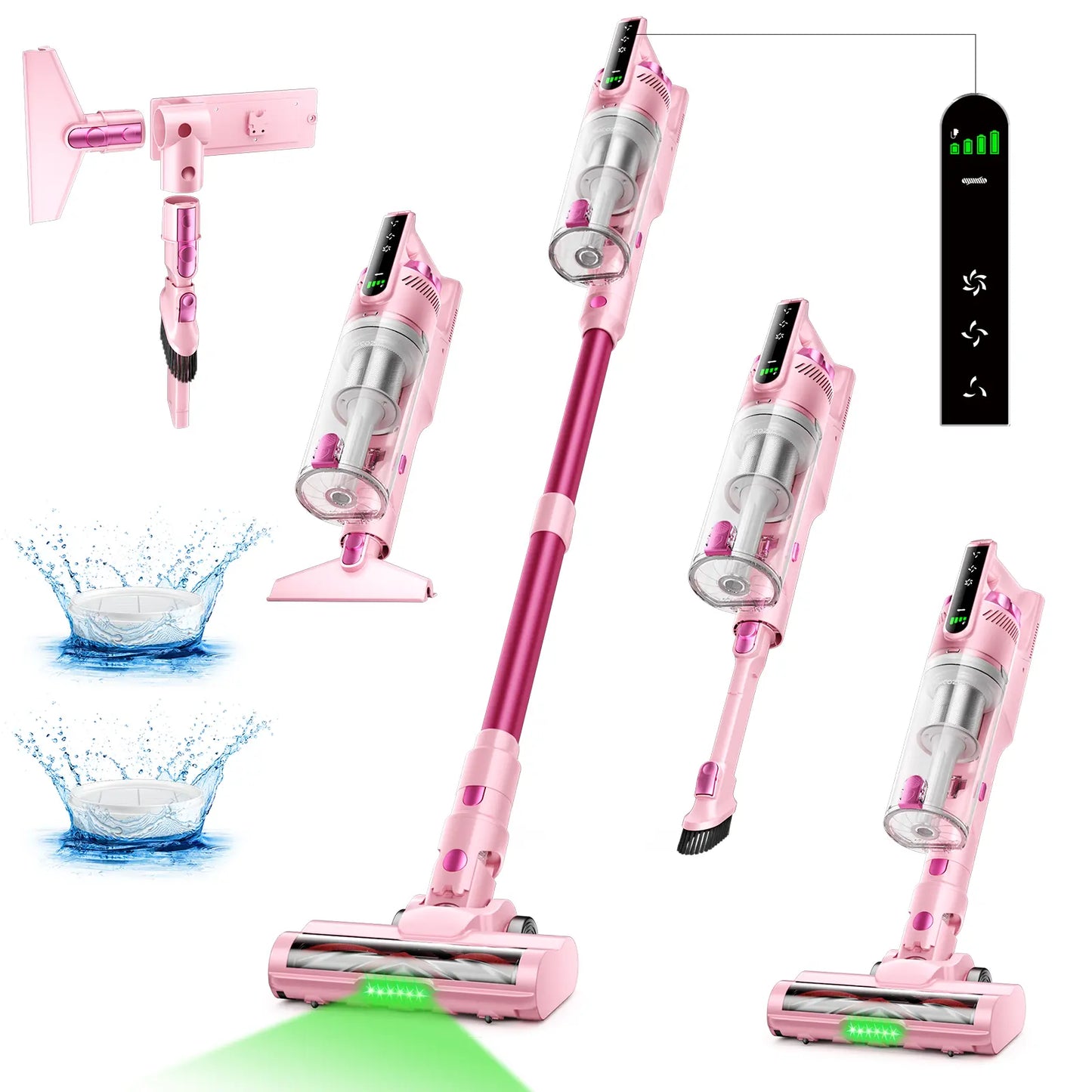 Powerful Cordless Vacuum Cleaner for Home, Carpet, Pet Hair & Hard Floors