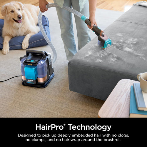 Portable Carpet & Upholstery Cleaner with Powerful Suction for Pet Stains & Car Interiors
