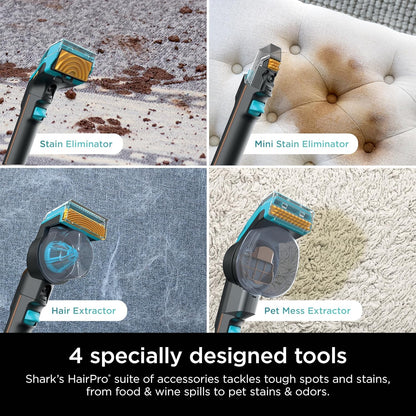 Portable Carpet & Upholstery Cleaner with Powerful Suction for Pet Stains & Car Interiors