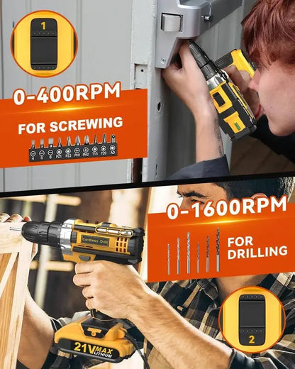 Multi Function Cordless Drill & Complete Home Tool Kit