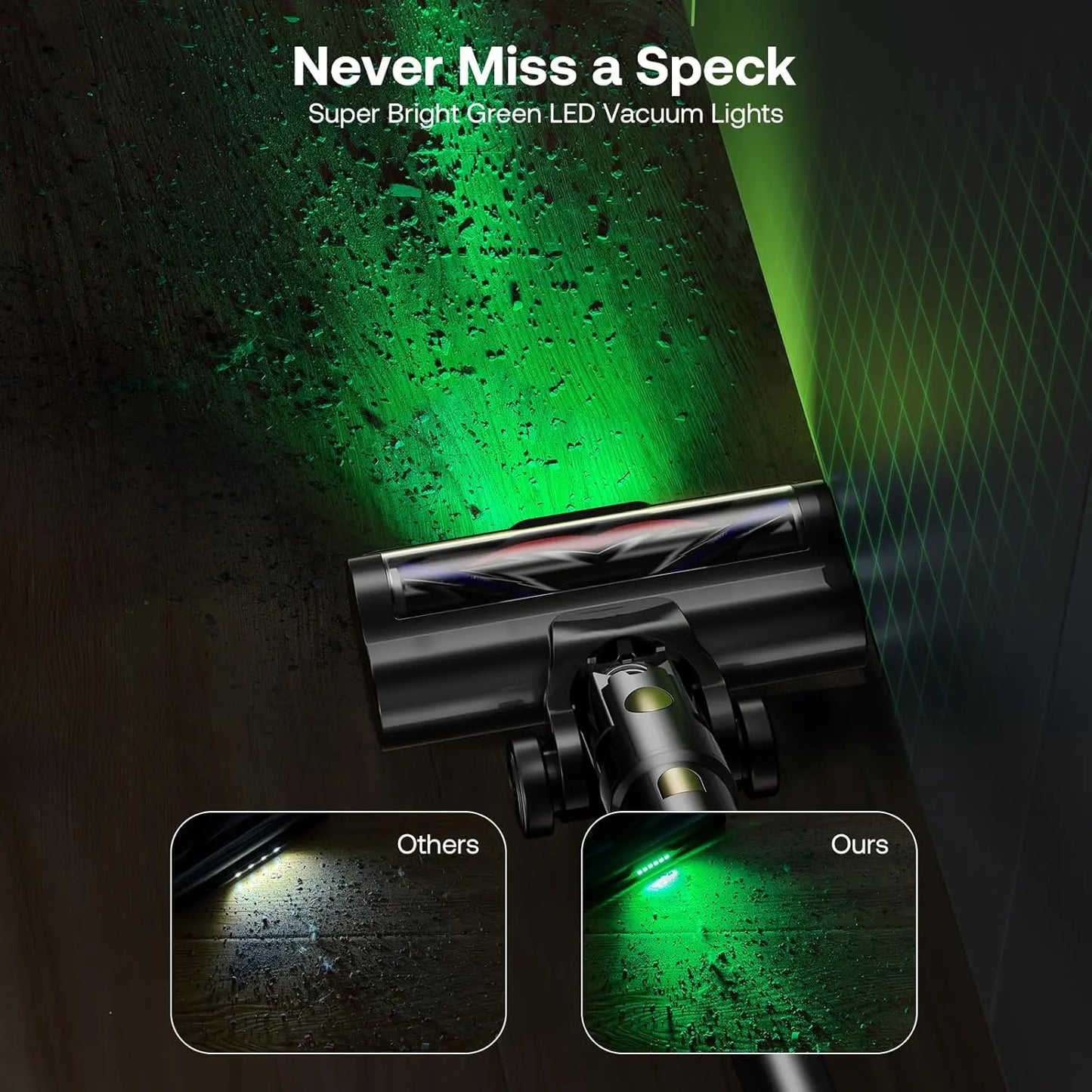 Powerful Cordless Vacuum Cleaner for Home, Carpet, Pet Hair & Hard Floors