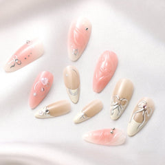 Never Have I Ever - Ballerina Slipper - Press-On Nails