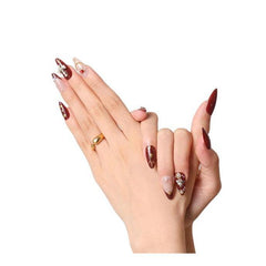 Never Have I Ever - Burgundy Cherub - Press-On Nails