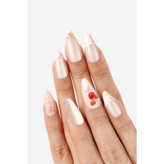 Never Have I Ever - Floral Femme - Almond Press-On Nails