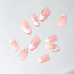 Never Have I Ever - French But Make It Fabulous - Short Almond Press-On Nails