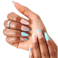 Never Have I Ever - French Waterlily - Almond Press-On Nails