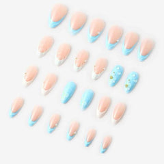 Never Have I Ever - French Waterlily - Almond Press-On Nails