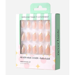 Never Have I Ever - Simple But Make It A Statement - Short Almond Press-On Nails
