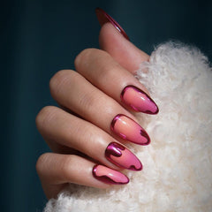 Never Have I Ever - Sunset Chrome - Press-On Nails By Taybeepboop