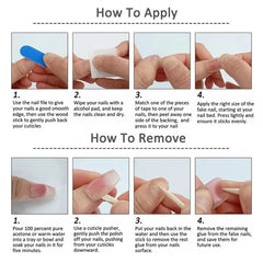 Cyflymder  10Pcs Cat Eye Oval Handmade Press on Nails Flower Fake Nails Retro Wearable Stick-on Nails Full Cover False Nail Накладные Ногти